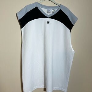 Fila XXL moisture wicking sleeveless shirt. V neck